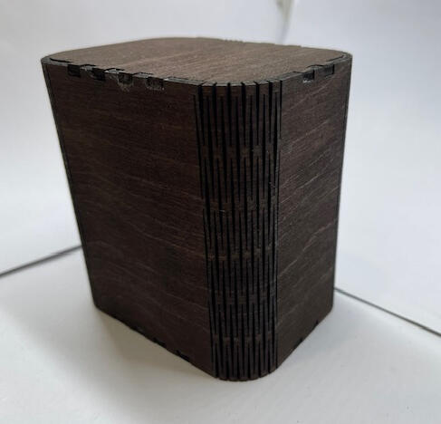 Dark brown stain wooden Box for playing card, Dice, Jewelery, MTG, Yugiho, Pokemon, can hold 100+ sleeved cards